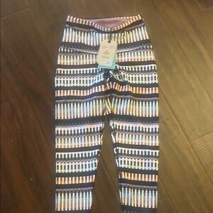 Prana Striped Multicolor Leggings